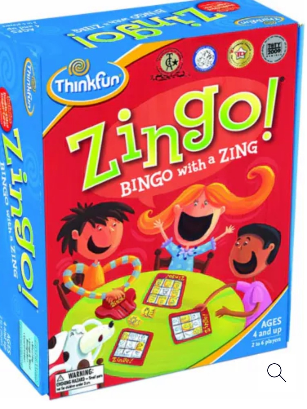 Zingo! Kids Bingo Game - Red